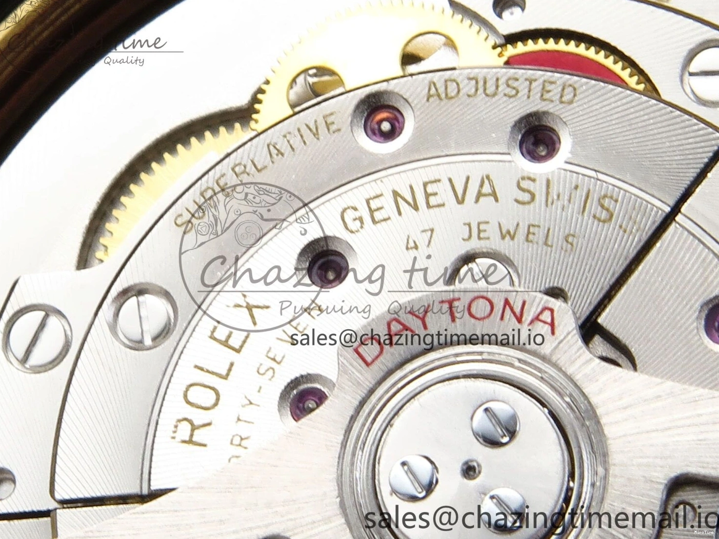 MiroTime 0203 Daytona 126538TBR EWEF 1:1 Best Edition 904L Steel YG Crystal Dial Diamonds Bezel on Black Rubber Strap SH OdorResistant 463